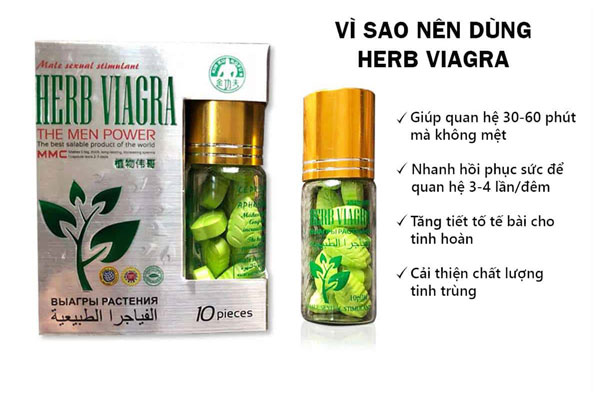 Viagra xanh tăng cường sinh lý mạnh mẽ, giá tốt, hiệu quả cao
